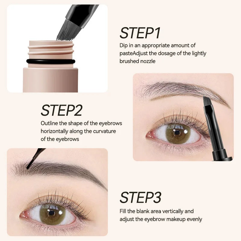 GECOMO 3-Piece Eyebrow Tint Set | 24H Waterproof Lamination Eyebrow Tint Set QXL
