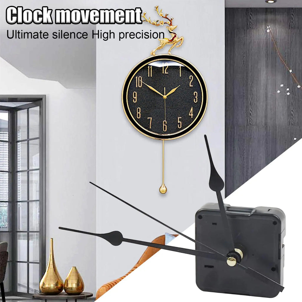Silent Wall Clock Movement Replacement Kit – Hands & Motor Clock Movement Kit QXL