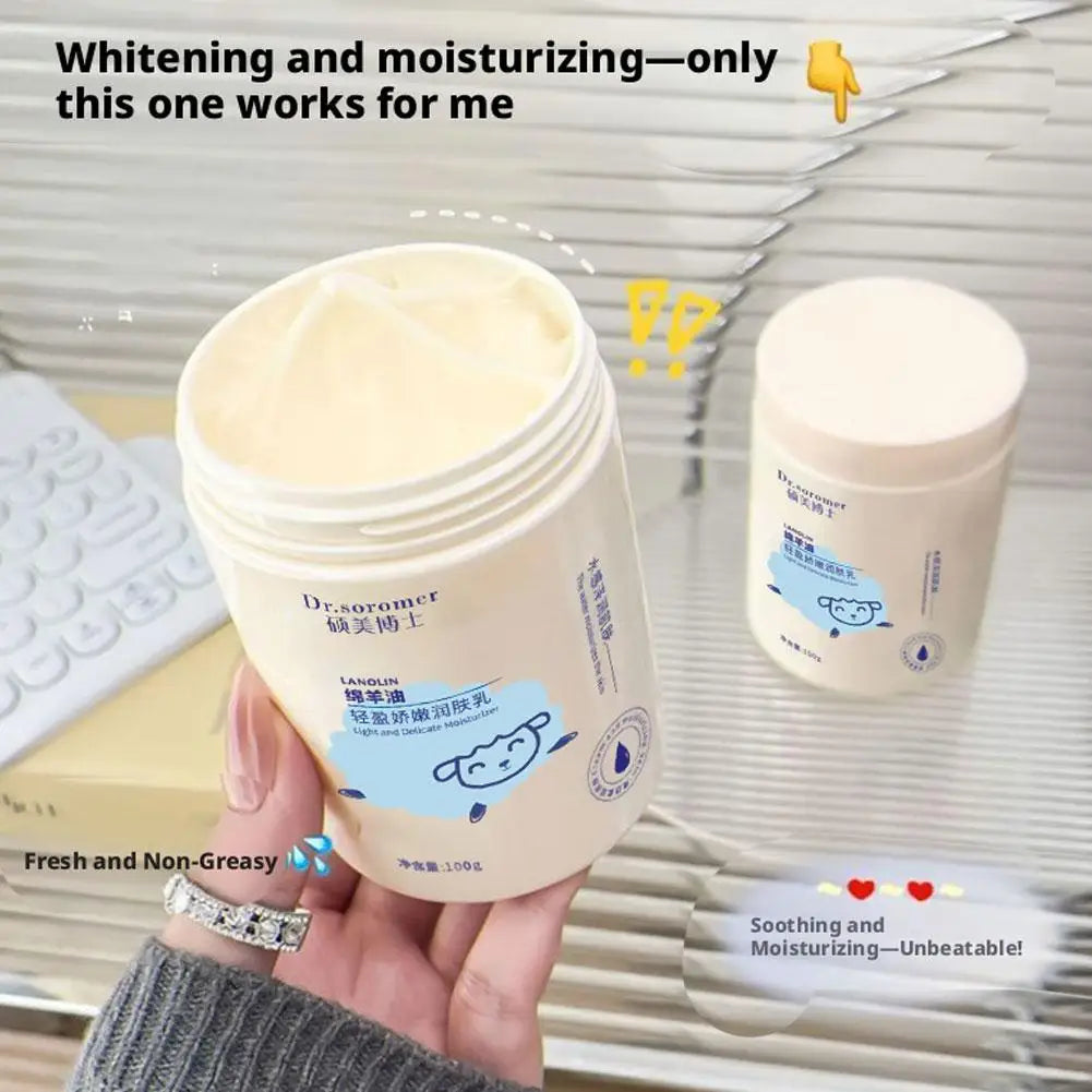 2-Pack Lanolin Moisturizing Body Cream | Deep Hydration Body Moisturizer Cream QXL