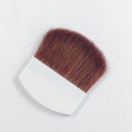 Mini Powder Blush & Foundation Makeup Brush | Soft & Portable Makeup Brush QXL white