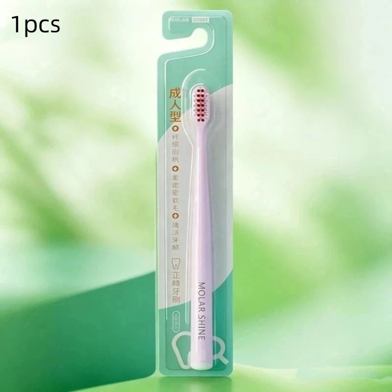 V-Shaped Soft Bristle Toothbrush for Braces – 1 or 2 Pack V-Shaped Toothbrush QXL 1pcs