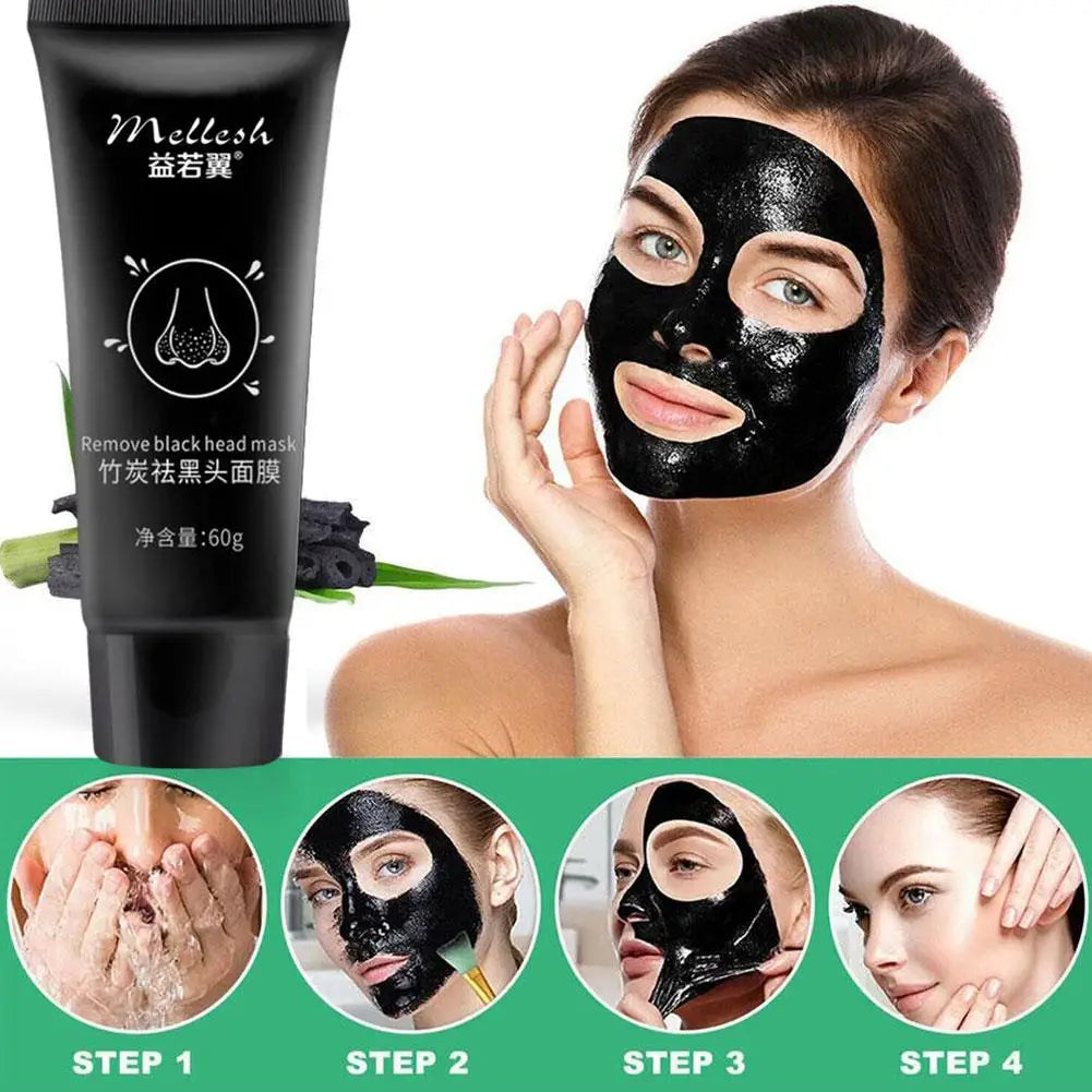 Bamboo Charcoal Blackhead Peel-Off Face Mask 60g Peel-Off Face Mask QXL