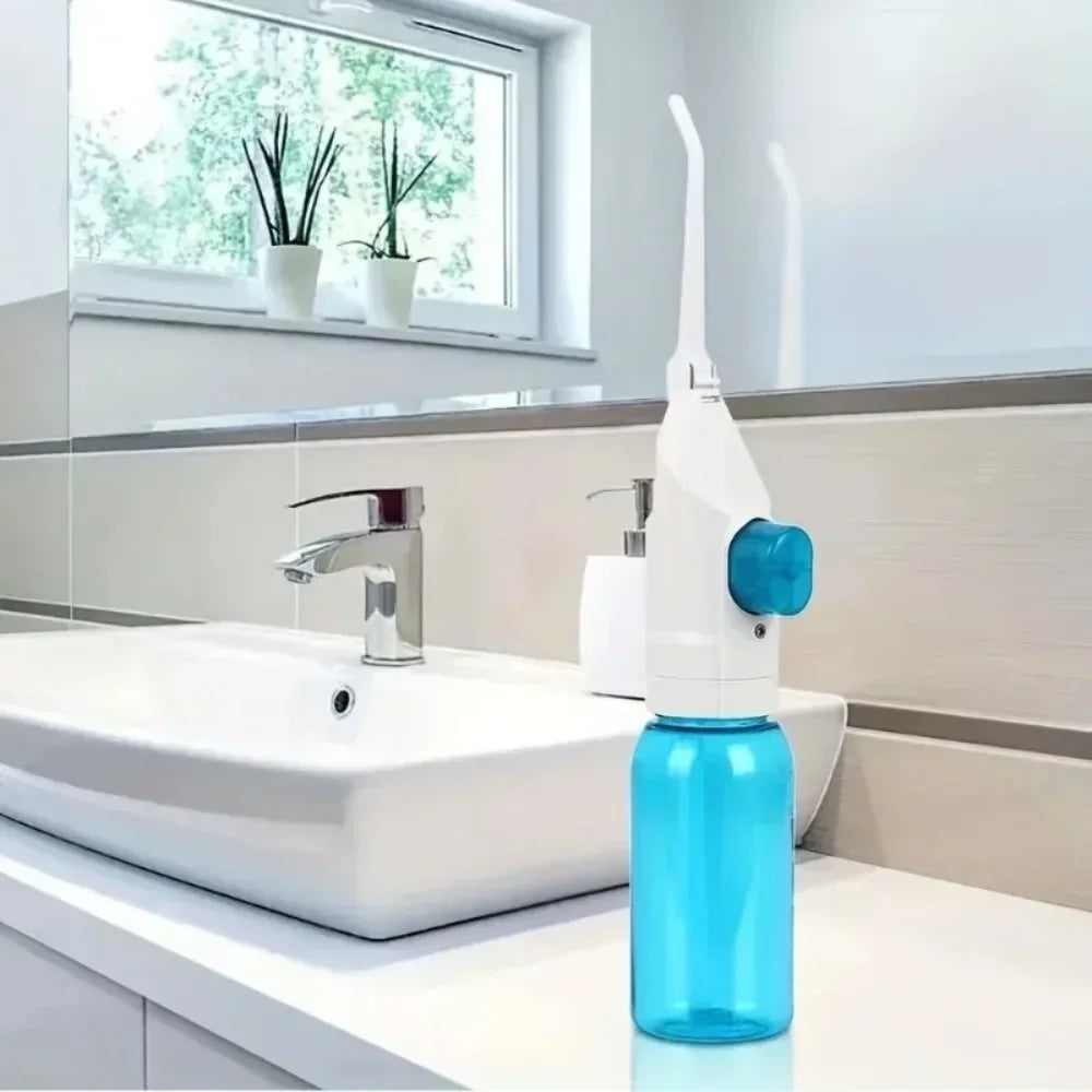 Portable Manual Water Flosser | Travel Oral Irrigator Manual Water Flosser QXL