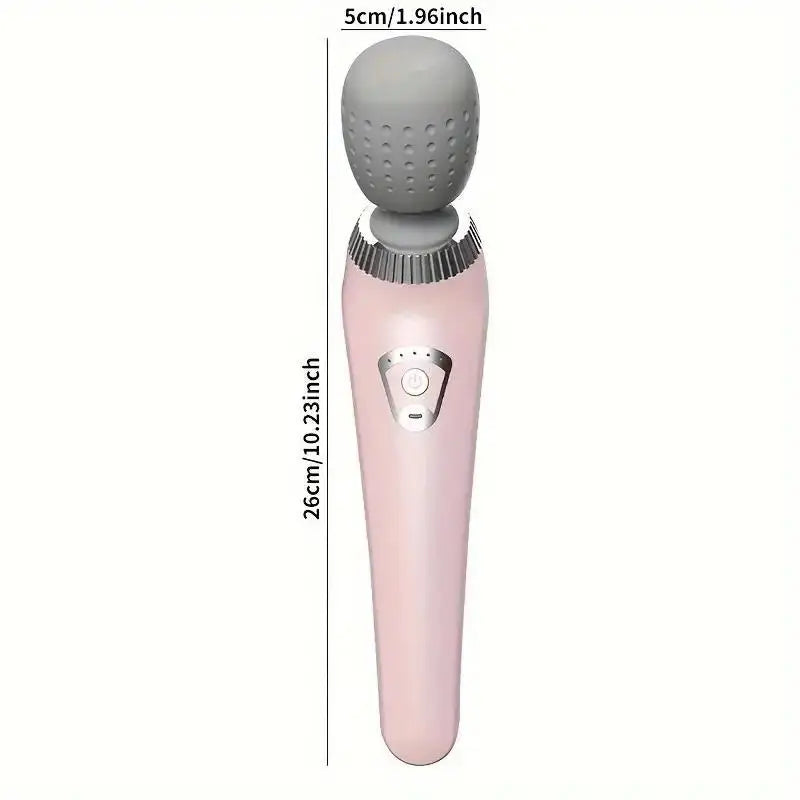 YUKUI USB Rechargeable Handheld Full Body Massager Handheld Massager QXL pink