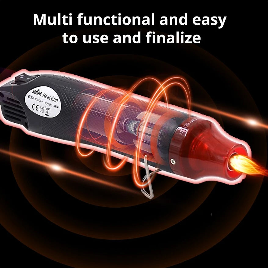 Mini Hot Air Gun 220V/110V with Stand | DIY Heat Blower Tool Mini Heat Gun QXL