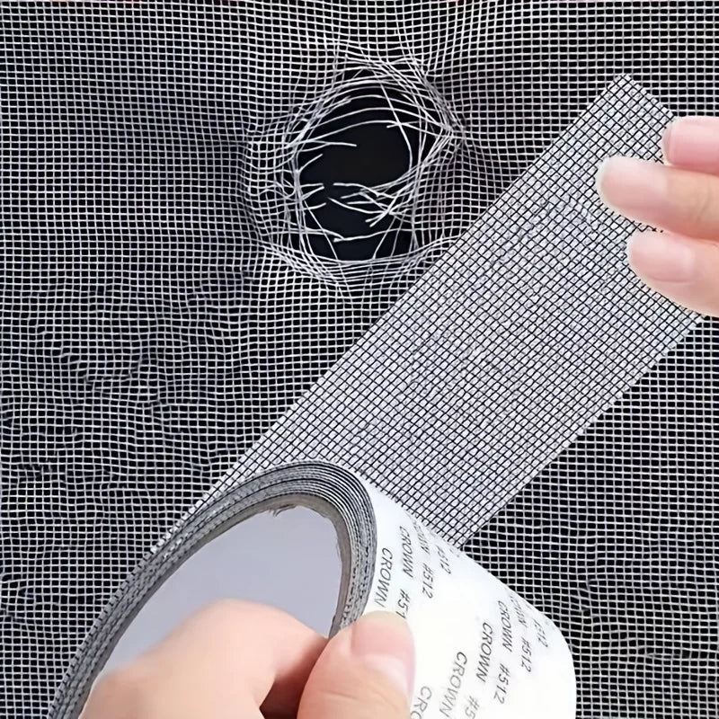 Mesh Self-Adhesive Window Screen Repair Tape | Bug Barrier Screen Repair Tape QXL