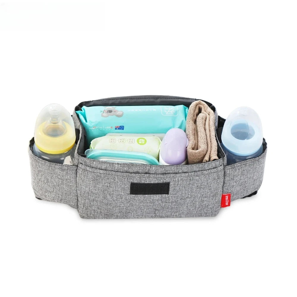 vvocci Insulated Stroller Diaper Bag | Baby Bottle Storage Insulated Diaper Bag QXL