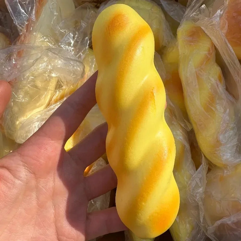 Squishy Twisted Dough Fidget Toy | Soft Bread Squeeze Toy Squishy Fidget Toy QXL