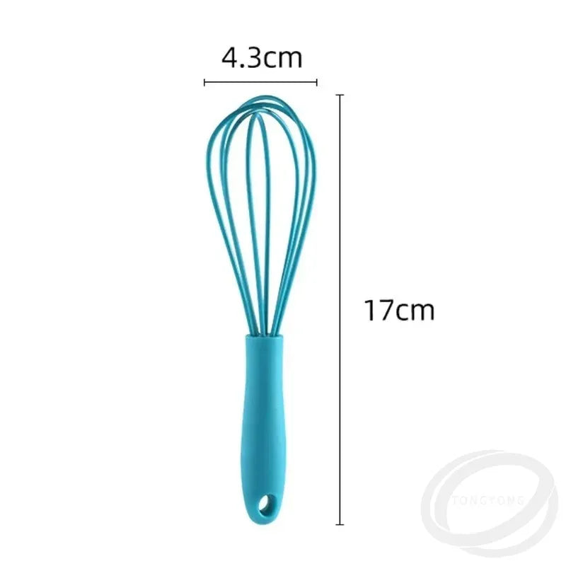 Silicone Handheld Egg Whisk | Portable Mixer & Frother Silicone Egg Whisk QXL