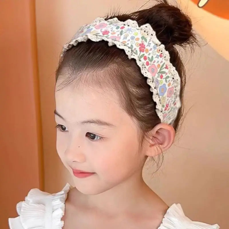 Girls' Floral Magic Hair Clip Headband | Soft & Adjustable Girls Hair Clip QXL