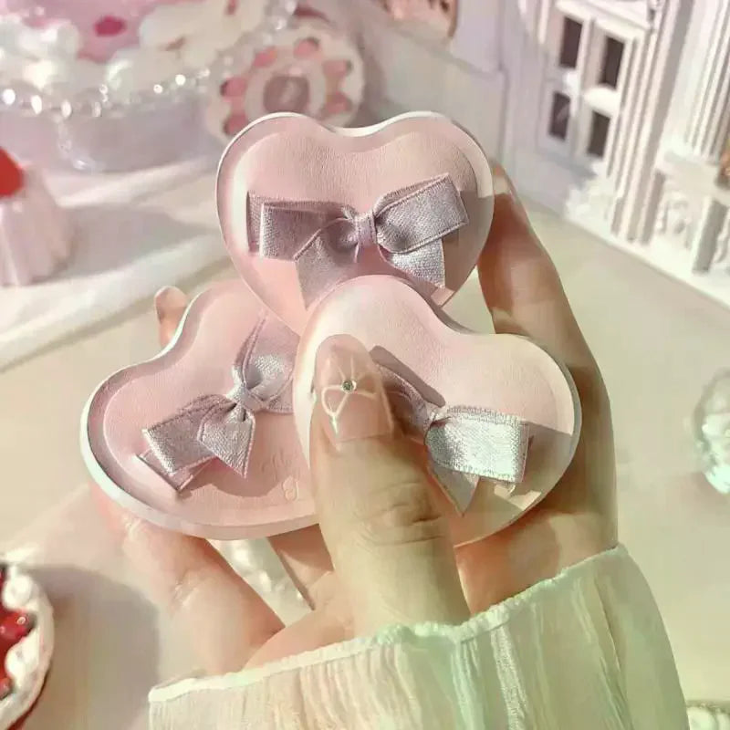 YOVIP Heart Bow Air Cushion Powder Puff | Dry & Wet Use Makeup Powder Puff QXL Default Title