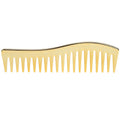 Wide Tooth Detangling Comb | No-Handle Travel & Salon Wide Tooth Comb QXL Gold