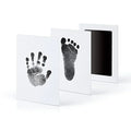 Non-Toxic Baby Handprint & Footprint Ink Pad Kit | Newborn Gift Baby Keepsake Kit QXL A94 Black