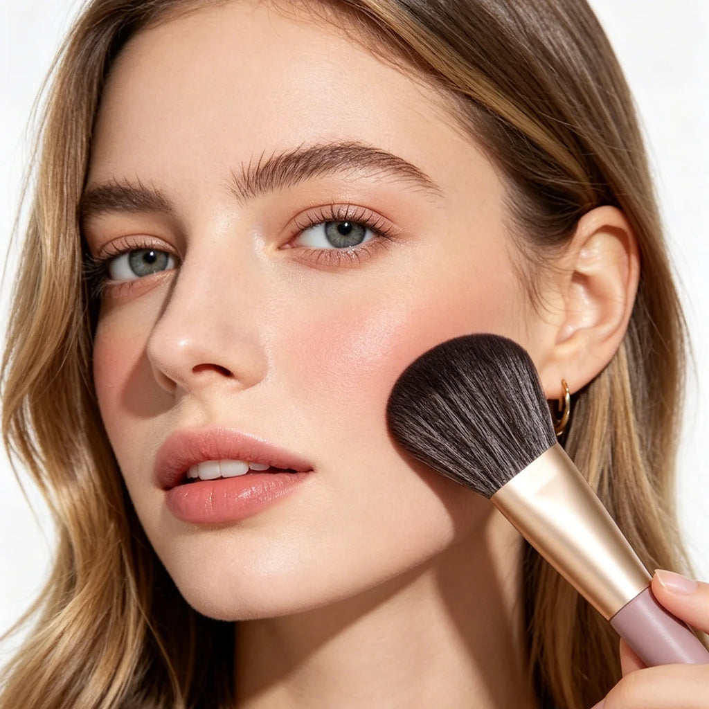 KOSSHOW Large Blush Brush – Contour, Bronzer & Blush Blush Makeup Brush QXL