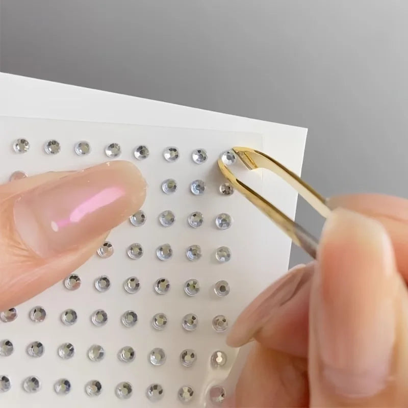 Non-Piercing Fake Nose Ring & Lip Stud Body Jewel Stickers Fake Body Jewel Stickers QXL