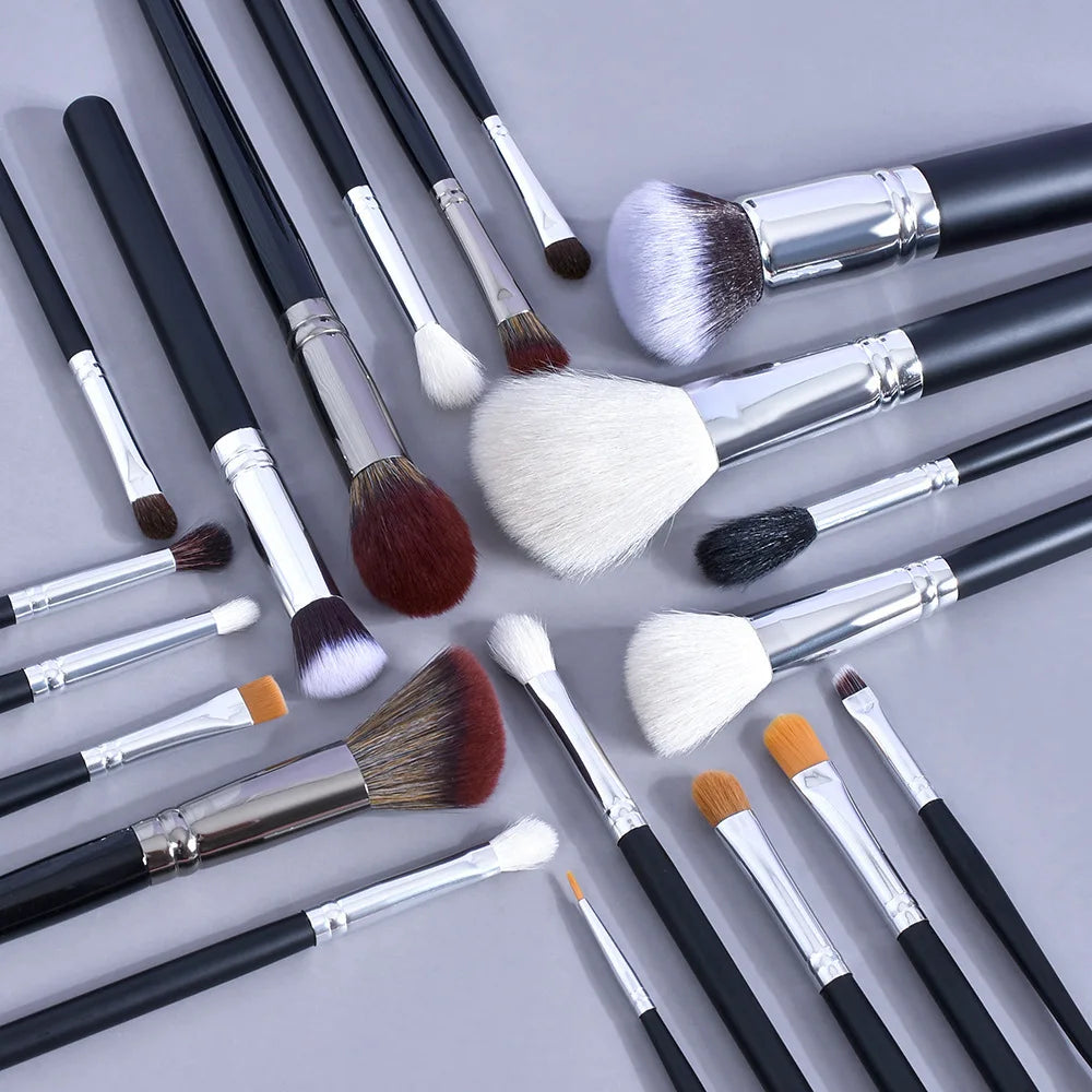 34-Piece Soft Nylon Makeup Brush Set | Full Professional Kit Makeup Brush Set QXL
