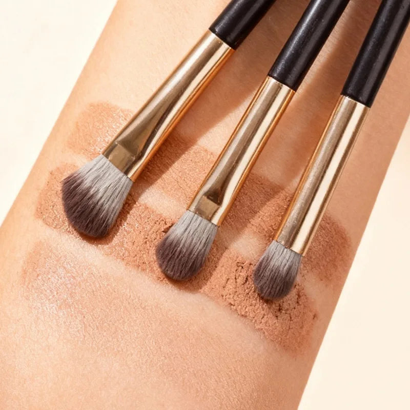 Zoreya 5-Pc Mini Makeup Brush Set | Portable Storage Box Makeup Brush Set QXL
