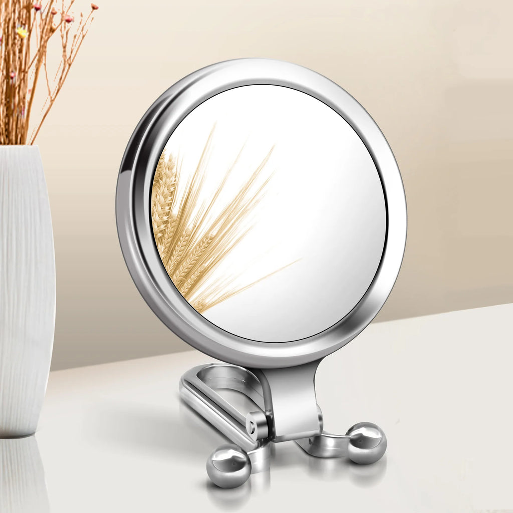Double-Sided Magnifying Handheld Mirror 2x 5x 10x Travel Magnifying Makeup Mirror QXL