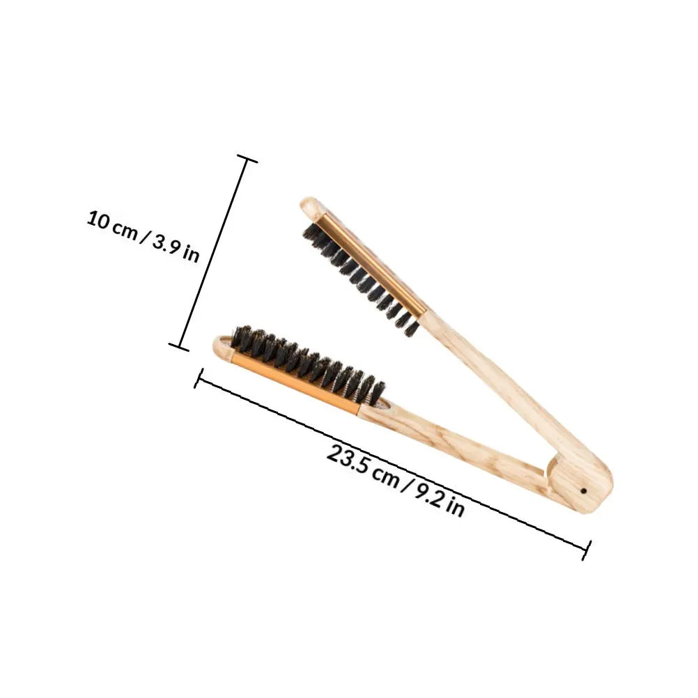 V-Shape Hair Straightening Comb | Manual Styling Tool for Women Hair Straightening Comb QXL