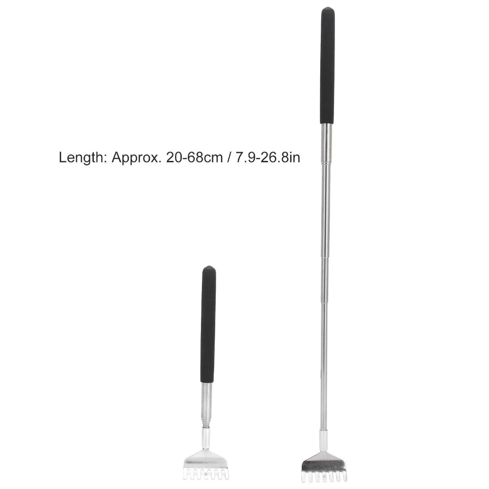 2-Pack Retractable Stainless Steel Back Scratcher Long Handle Back Scratcher QXL