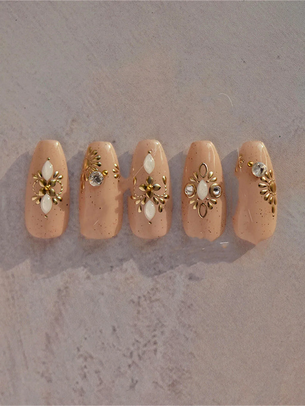 5D Hot Stamping Nail Stickers – Flowers, Stars & Animals Nail Art Stickers QXL