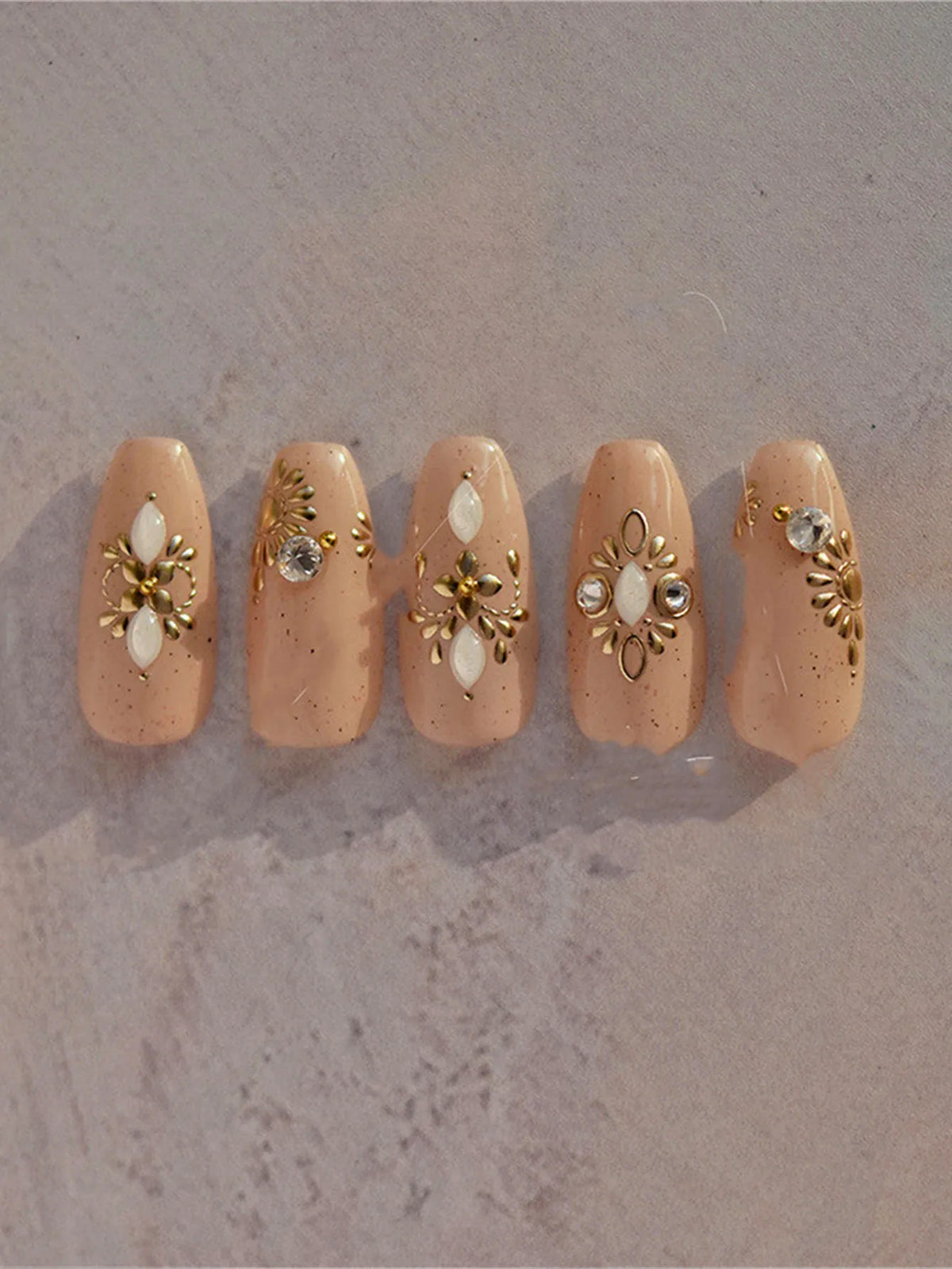 5D Hot Stamping Nail Stickers – Flowers, Stars & Animals Nail Art Stickers QXL