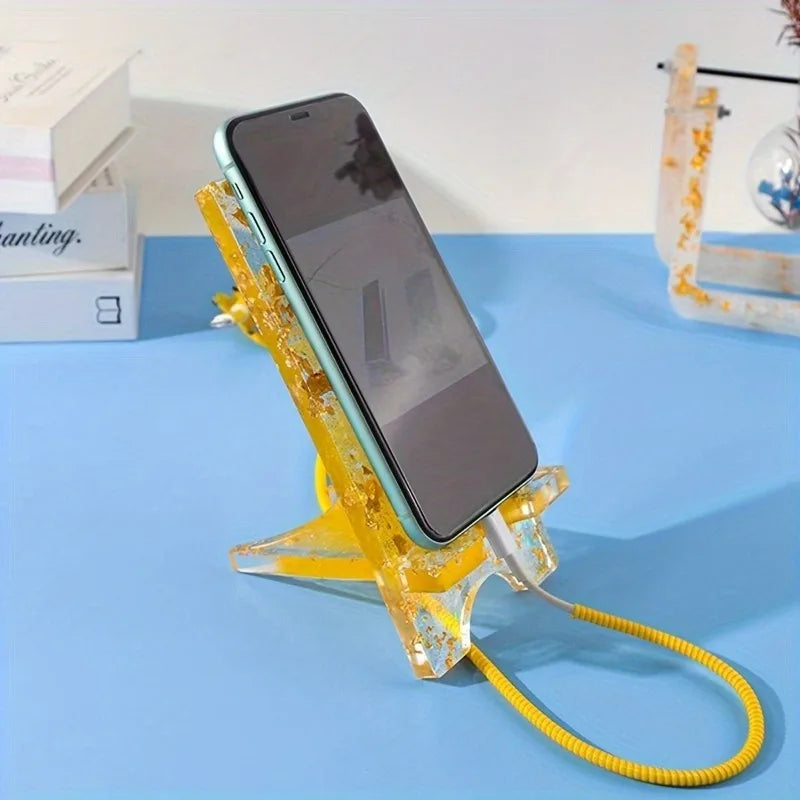 Phone Stand Resin Silicone Mold | Epoxy Casting DIY Craft Resin Casting Mold QXL