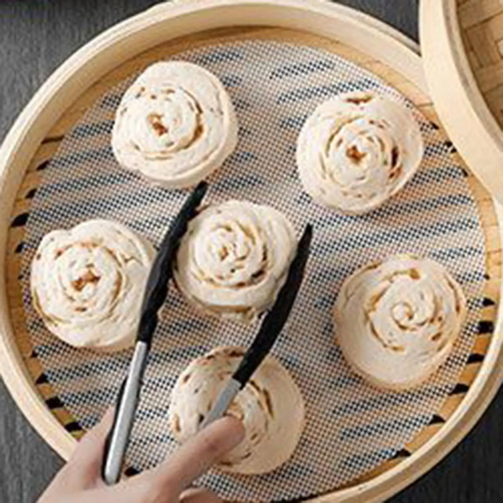 Reusable Silicone Steamer Basket Liners | Dumpling Steamer Steamer Basket Liner QXL