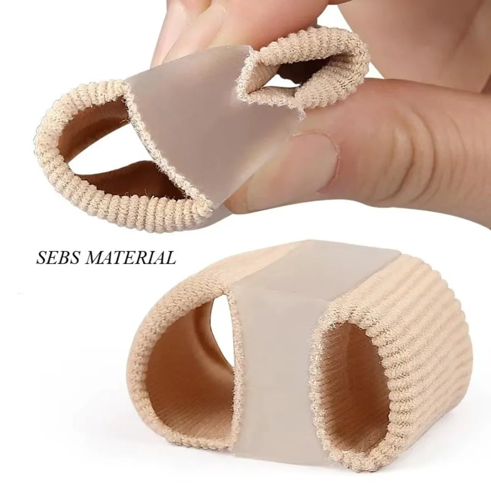 Silicone Two-Toe Separator & Straightener | Foot Care Tool Toe Separator QXL