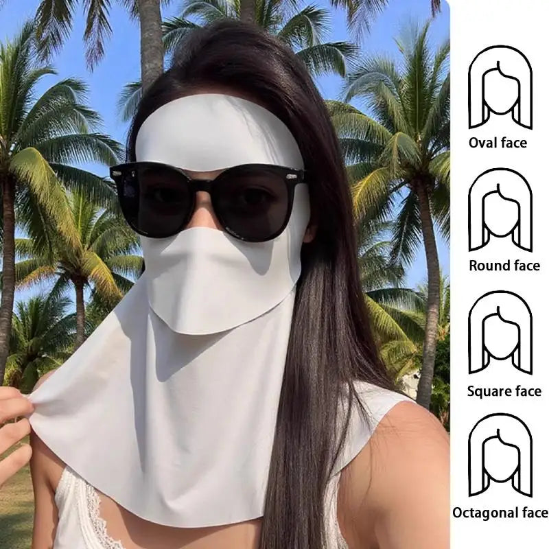 Women's UV Protection Face Mask for Cycling Running Hiking Outdoor Face Mask QXL