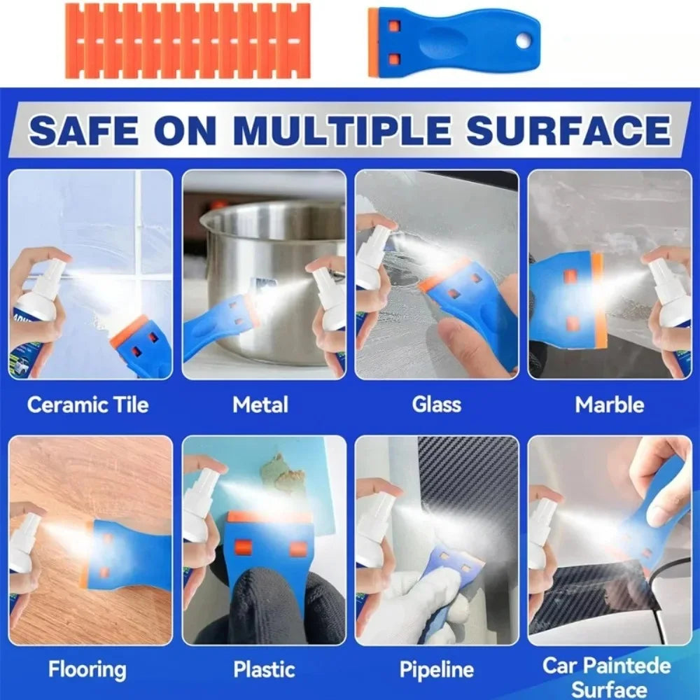 Plastic Razor Blade Scraper – Sticker & Glue Remover Tool Blade Scraper Tool QXL