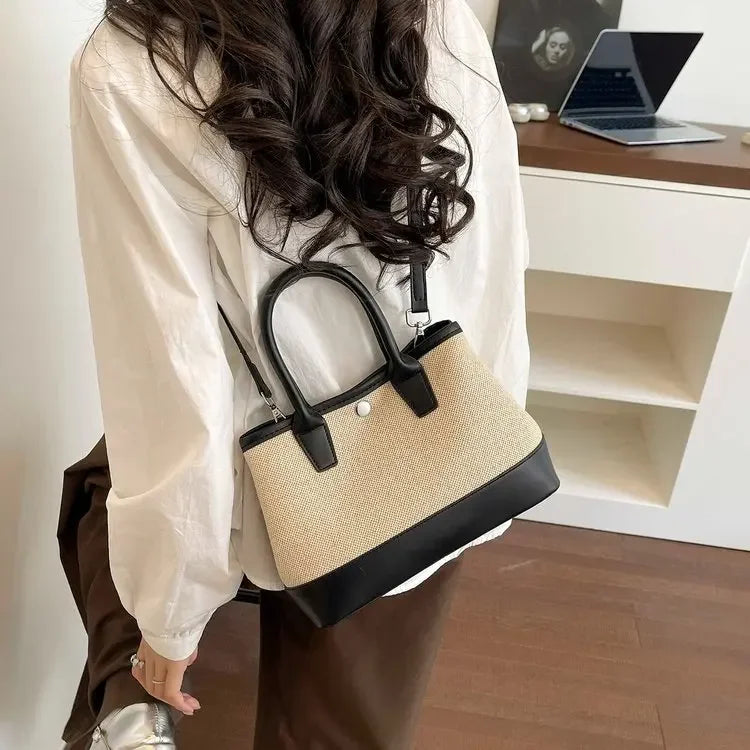 Women's Vintage Leather Crossbody Messenger Bag | Elegant Style Crossbody Handbag QXL