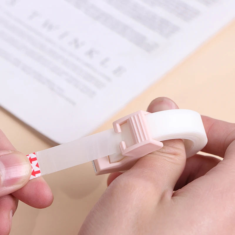 Writable Invisible Tape with Cutter | Office & School Stationery Tape Dispenser QXL