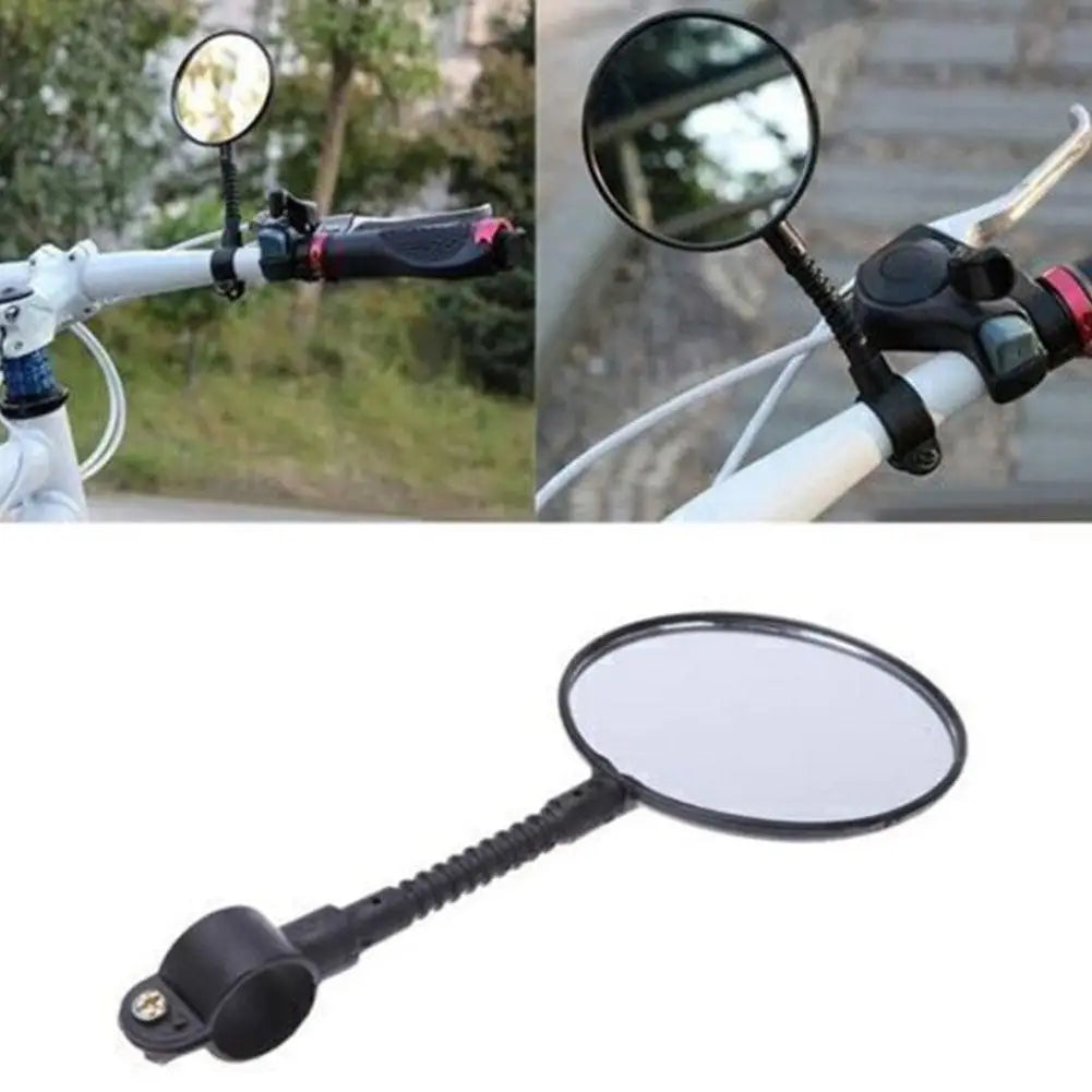 360° Adjustable Bike Handlebar Rearview Mirror | ABS Bike Handlebar Mirror QXL