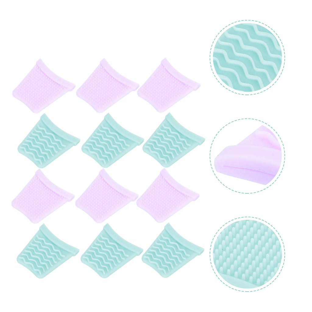 12-Pack Silicone Skin Scrubber Spatula Covers | Heat Guard Skin Scrubber Accessory QXL Default Title