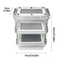3-Layer Mealworm Breeding Kit | Transparent Feeder Breeder Box Insect Breeding Kit QXL set