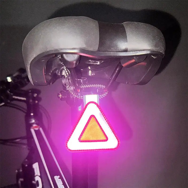 Reflective Triangle Patch for Night Cycling Visibility | PVC Reflective Safety Sticker QXL