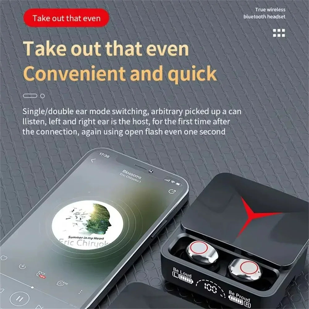 Maerknon M90 Pro TWS Earbuds Bluetooth 5.3 ANC HiFi Wireless Wireless Earbuds QXL