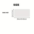 Clear PVC Desk Pad | Anti-Slip Heat-Resistant Writing Mat Desk Pad Mat QXL Transparent