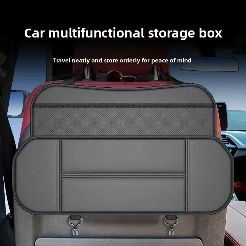 Car Seat Back Organizer | Cup Holder, Tissue & Storage – Brown Car Seat Organizer QXL
