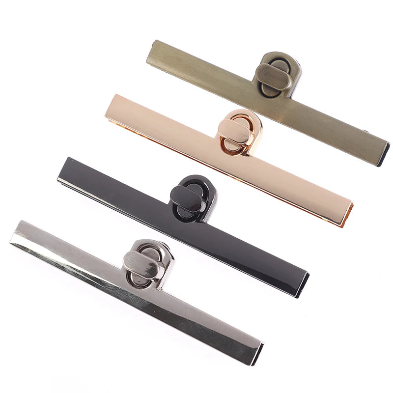 Vintage Metal Turn Lock Clasp for DIY Handbag & Purse Craft Bag Clasp Hardware QXL
