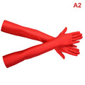 Elbow-Length Spandex Gloves | Party, Wedding & Performance Fashion Spandex Gloves QXL A2