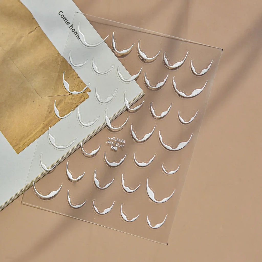 5D Cosmic Galaxy Nail Stickers | Starry Sky Planet Decals Nail Art Stickers QXL MS1030