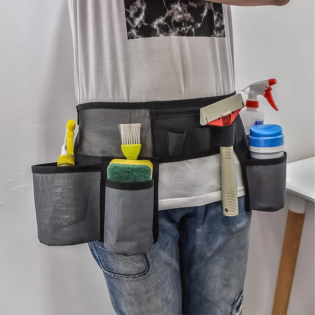 Adjustable Multi-Pocket Tool Belt Waist Bag | Garden & Cleaning Tool Belt Waist Bag QXL