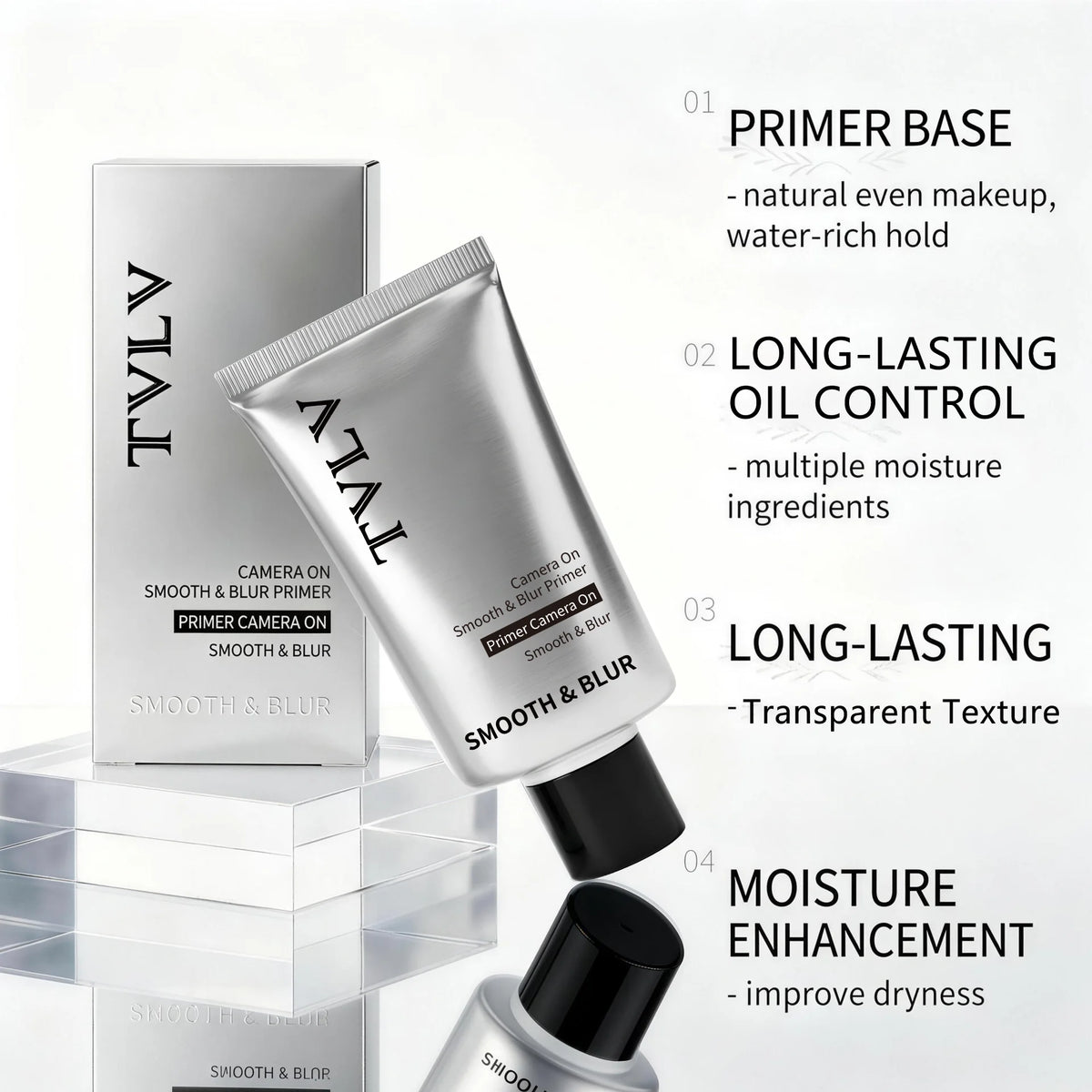 TVLV Matte Makeup Primer | Moisturizing Pre-Makeup Lotion 45ml Makeup Primer QXL