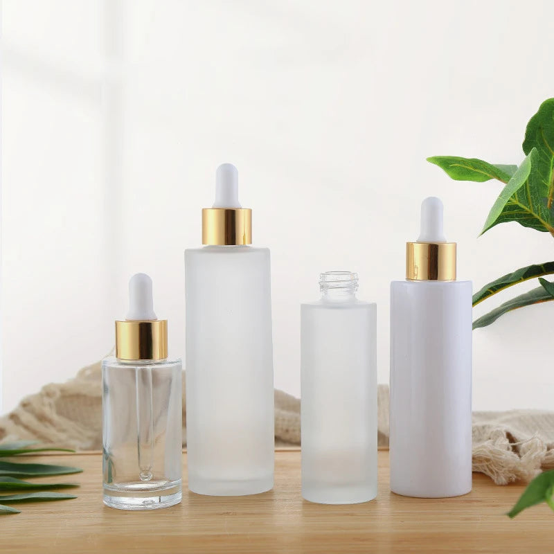 Clear Glass Dropper Bottles 20ml–100ml | Essential Oil Storage Glass Dropper Bottle QXL