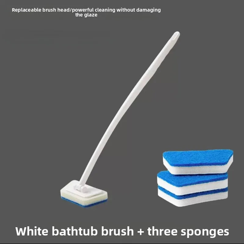 Multifunctional Scrub Brush for Bathroom Tile, Bathtub & Kitchen Household Scrub Brush QXL brush1pc Blue3pcs