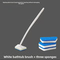 Multifunctional Scrub Brush for Bathroom Tile, Bathtub & Kitchen Household Scrub Brush QXL brush1pc Blue3pcs