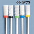 5-Pc Ceramic Nail Drill Bit Set | Manicure & Pedicure Tools Nail Drill Bits QXL 5Pcs Style 6