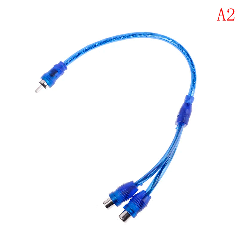 RCA Y Splitter Cable – 1F to 2M & 2F to 1M Stereo Audio Adapter RCA Audio Adapter QXL A2